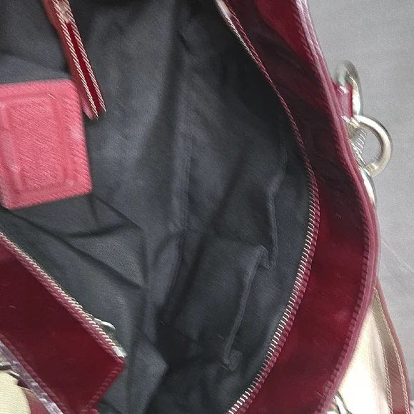 Coach East West Patent Leather Tote - Picture 9 of 14